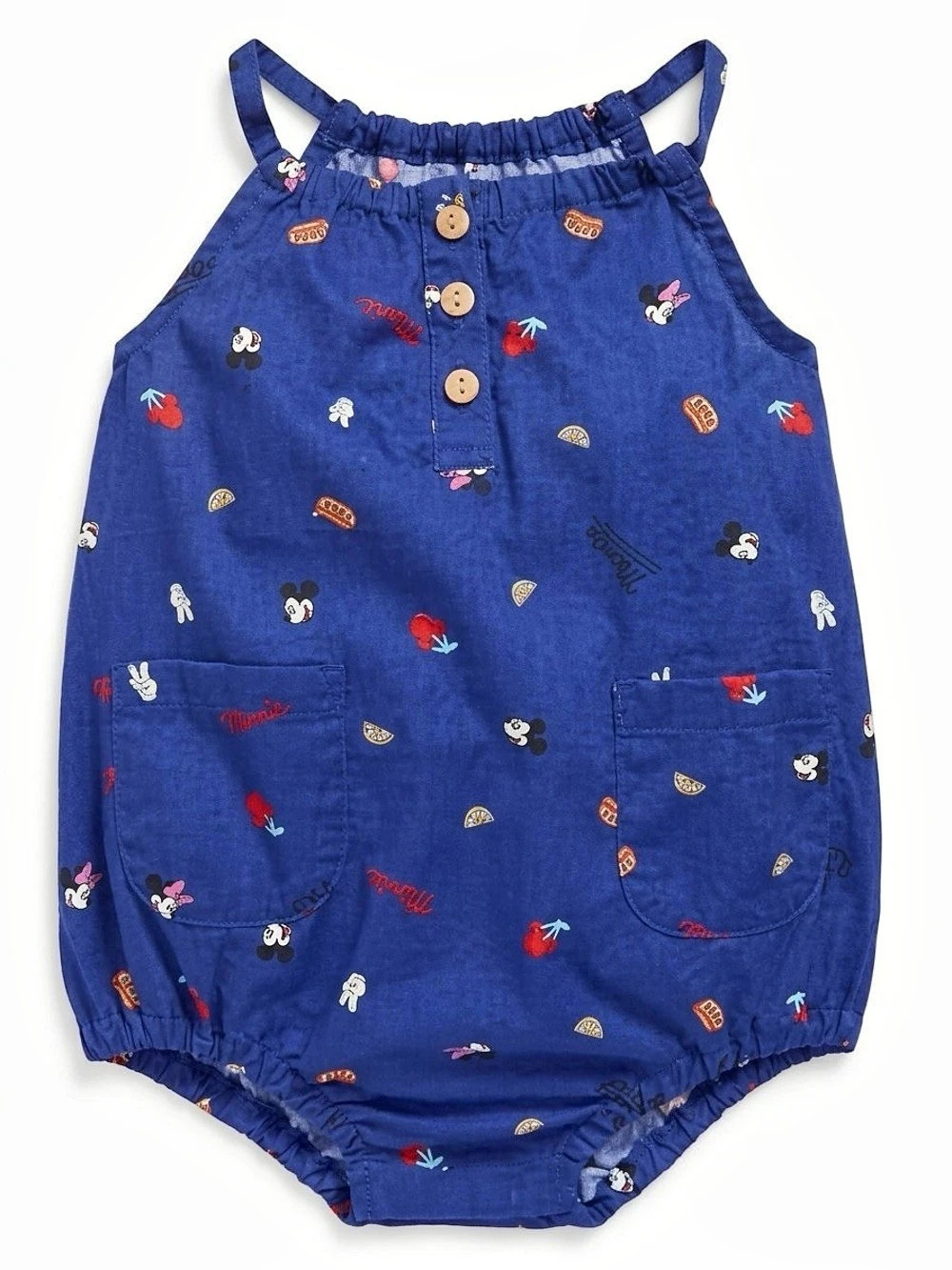 Disney Mickey Minnie Mouse One Piece Romper for Baby 3-6 Months NWT Cotton